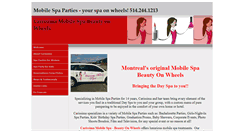 Desktop Screenshot of carissimamobilespa.com